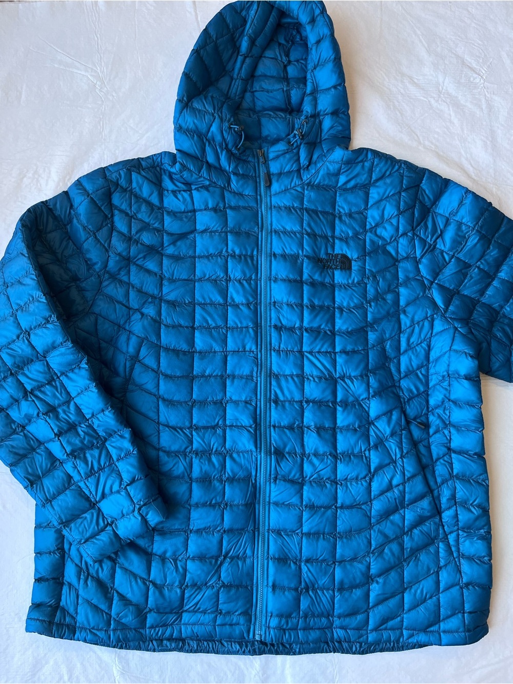 The North Face Thermoball Blue Hooded Jacket